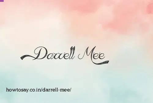 Darrell Mee