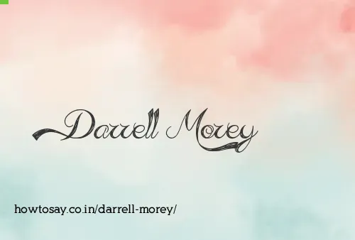 Darrell Morey