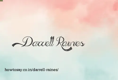 Darrell Raines