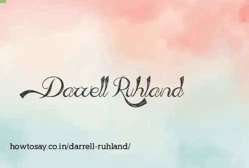 Darrell Ruhland
