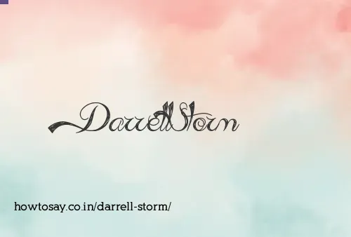 Darrell Storm
