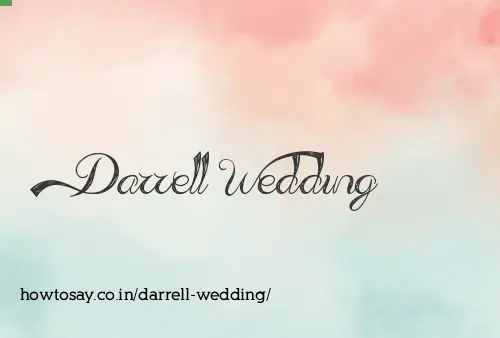 Darrell Wedding