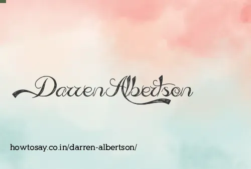Darren Albertson