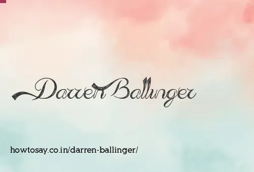 Darren Ballinger