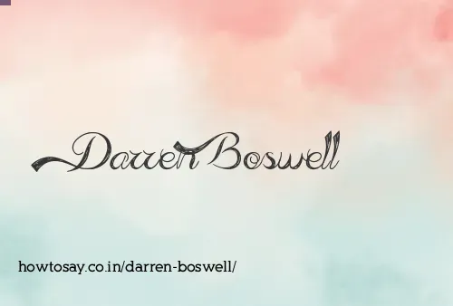 Darren Boswell