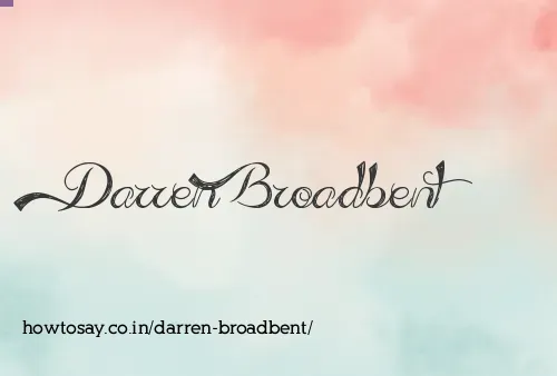 Darren Broadbent