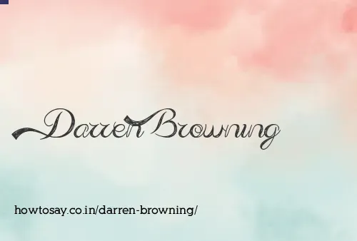 Darren Browning