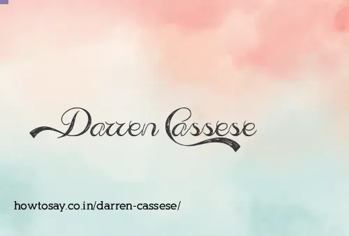 Darren Cassese