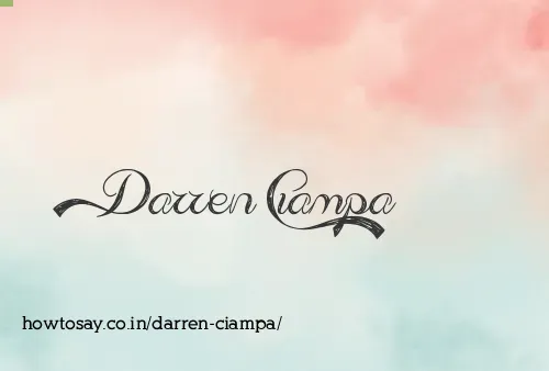 Darren Ciampa
