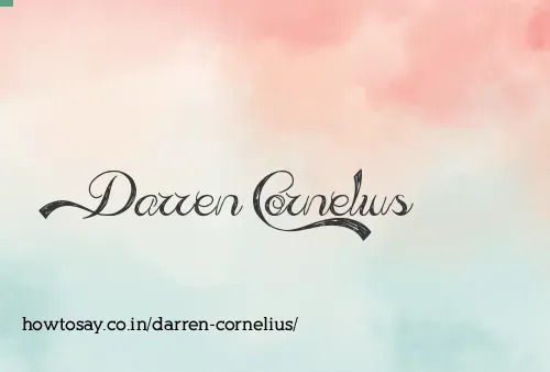 Darren Cornelius