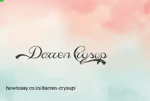 Darren Crysup