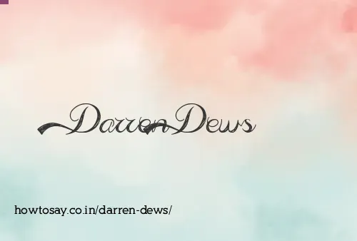 Darren Dews