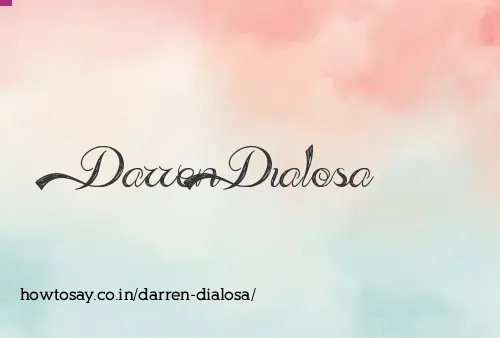 Darren Dialosa