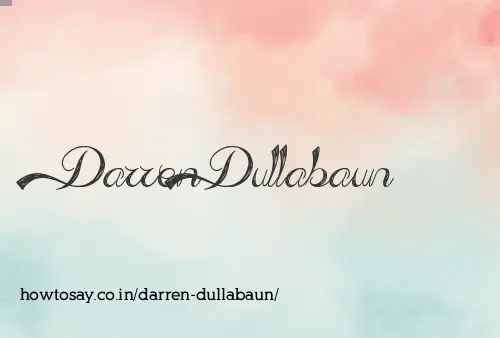 Darren Dullabaun