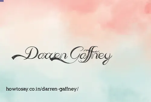 Darren Gaffney