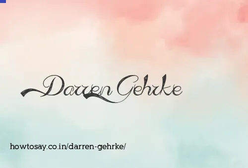 Darren Gehrke