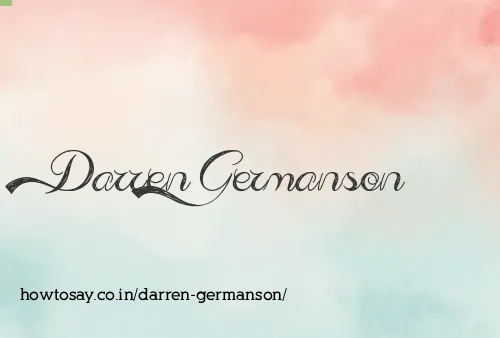 Darren Germanson
