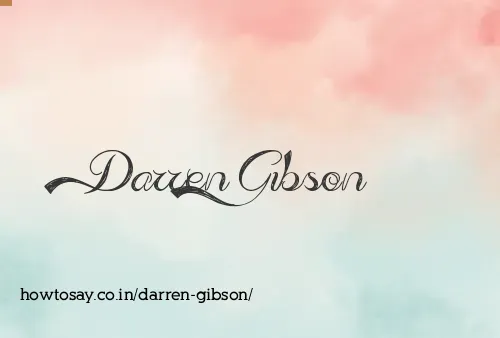 Darren Gibson