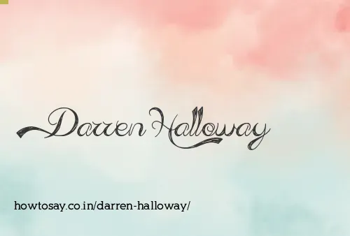 Darren Halloway