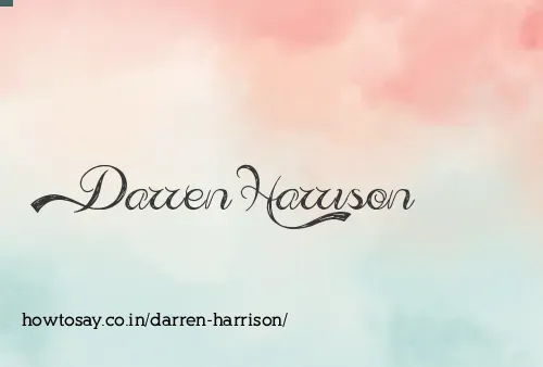 Darren Harrison