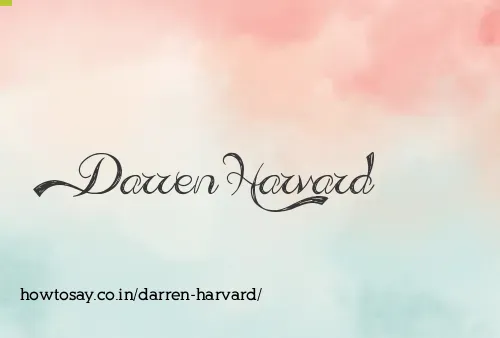 Darren Harvard