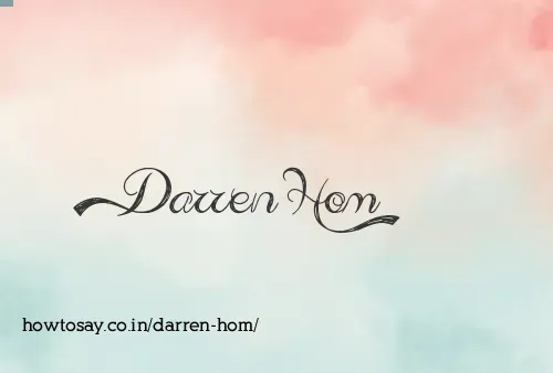Darren Hom