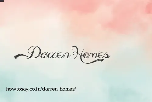 Darren Homes