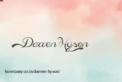 Darren Hyson