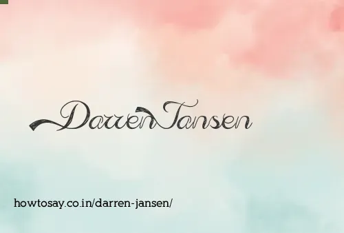 Darren Jansen