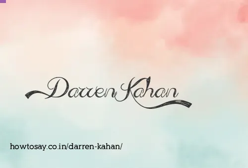 Darren Kahan