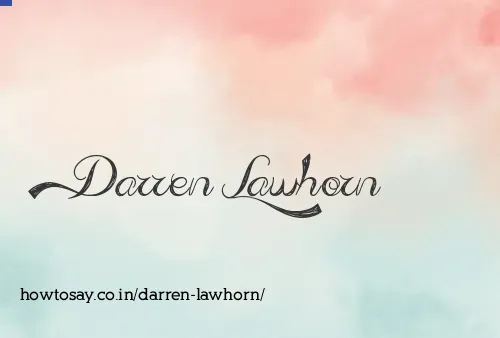 Darren Lawhorn