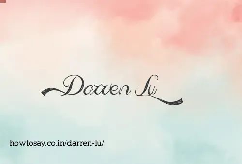 Darren Lu