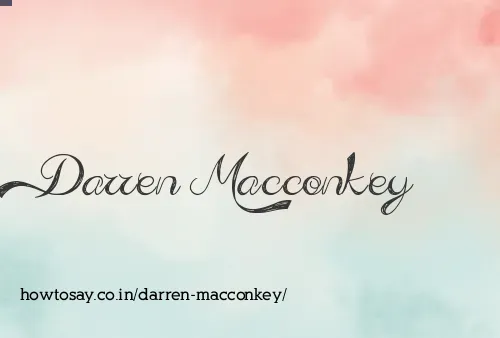 Darren Macconkey