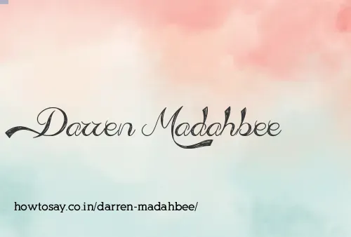 Darren Madahbee