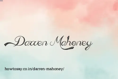 Darren Mahoney