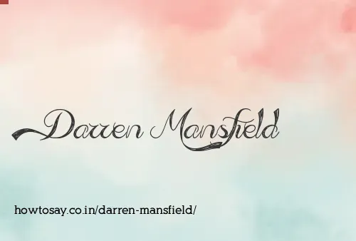 Darren Mansfield