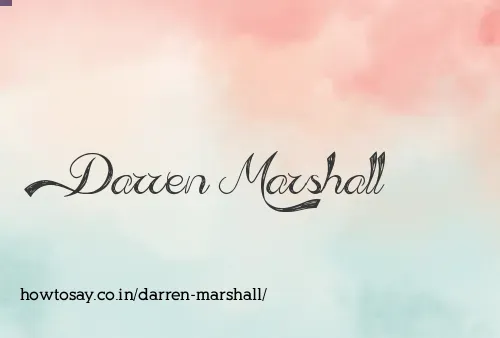 Darren Marshall