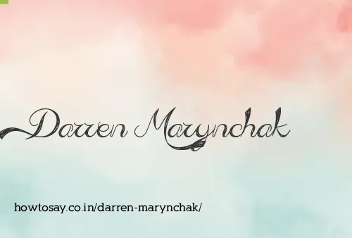 Darren Marynchak