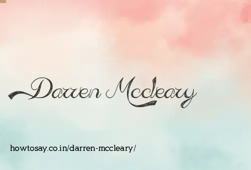 Darren Mccleary