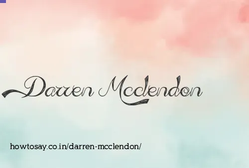 Darren Mcclendon
