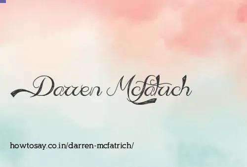 Darren Mcfatrich