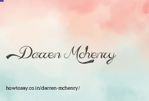 Darren Mchenry