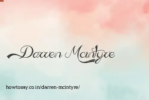 Darren Mcintyre
