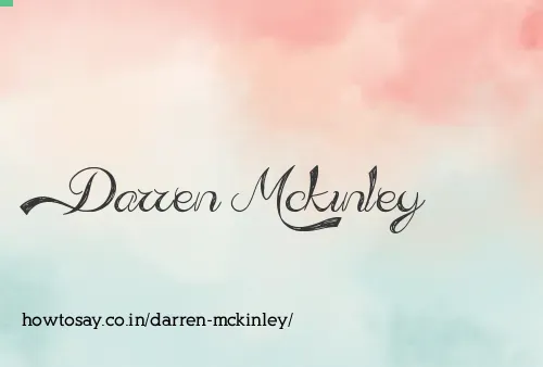 Darren Mckinley