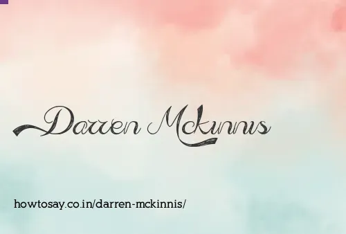 Darren Mckinnis
