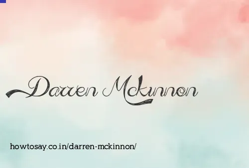 Darren Mckinnon