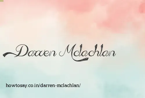 Darren Mclachlan