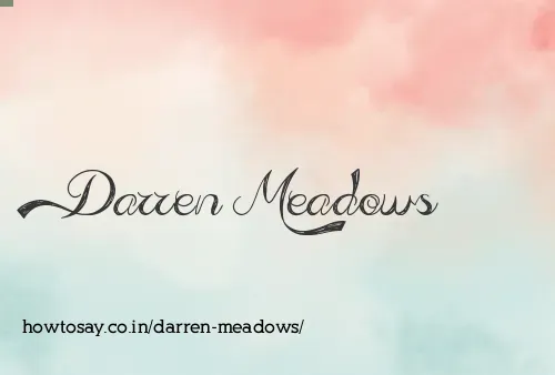 Darren Meadows