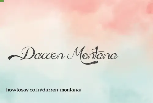 Darren Montana