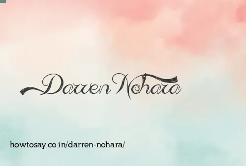 Darren Nohara